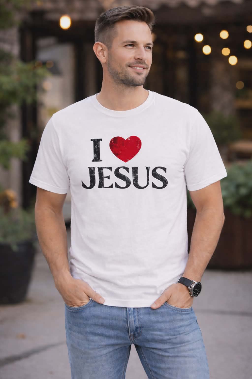 I Love Jesus Unisex Short Sleeve T-Shirt