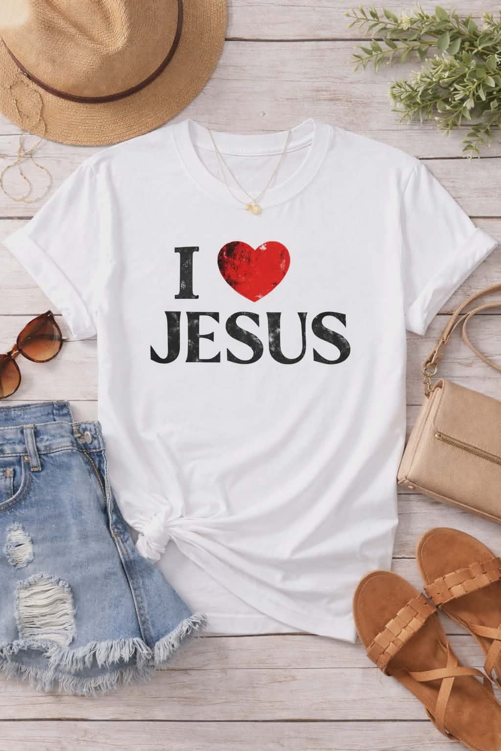 I Love Jesus Unisex Short Sleeve T-Shirt