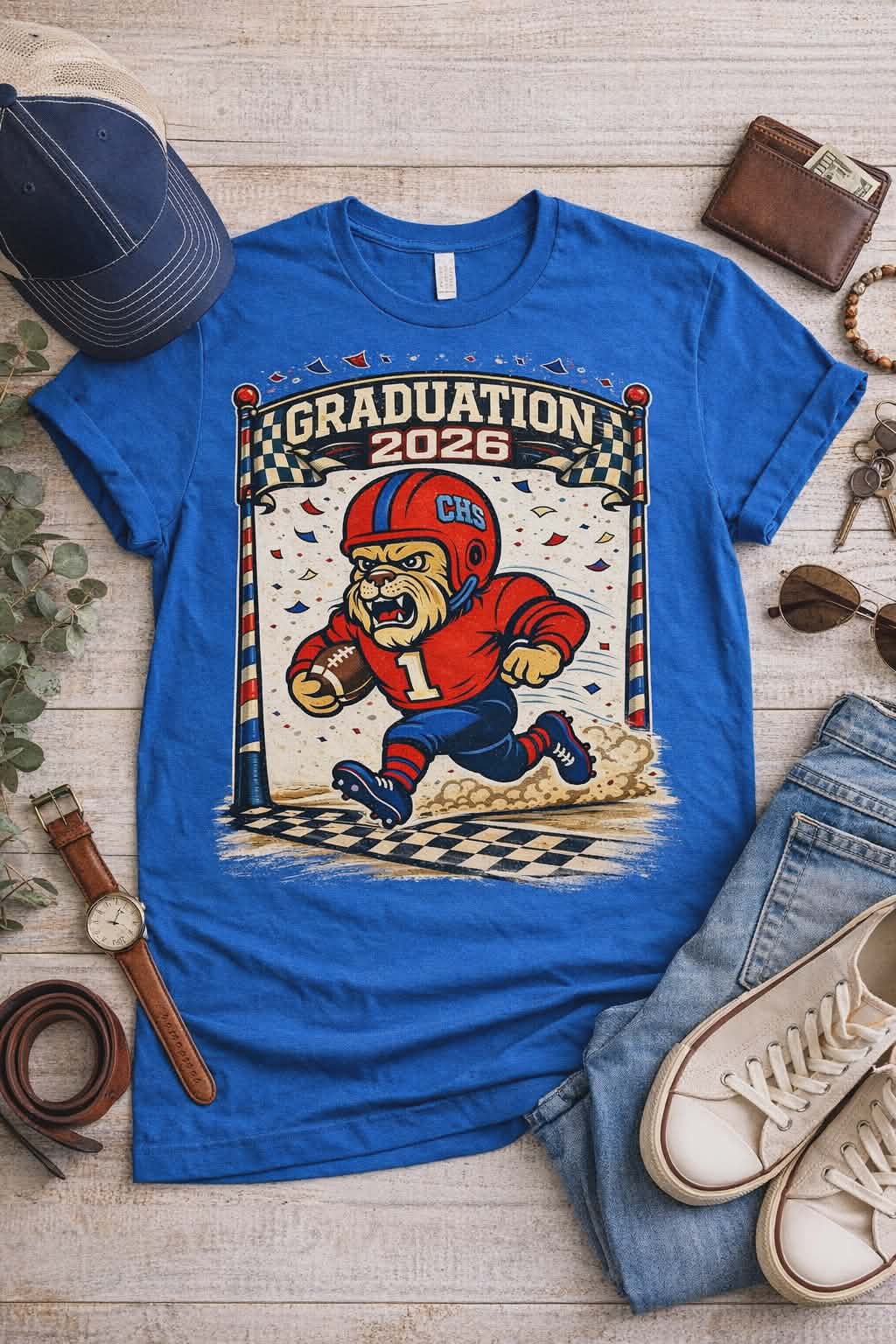 🎓 Graduation 2026 Chandler Lions Shirt – Custom School Spirit Tee 🐾🏈