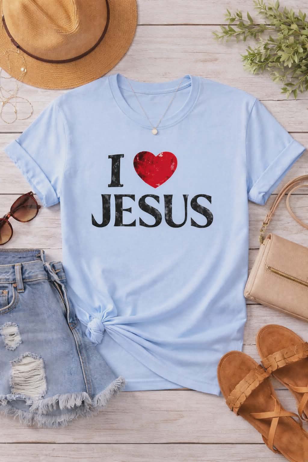 I Love Jesus Unisex Short Sleeve T-Shirt