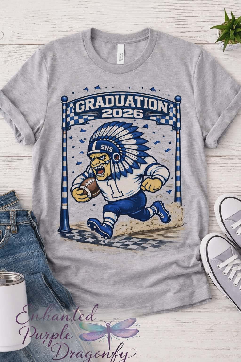 Graduation 2026 SHS Spirit Shirt – Chieftain Run Design