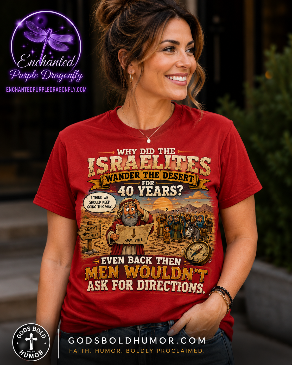 Directinal Faith, humor, and a little truth all in one shirt!