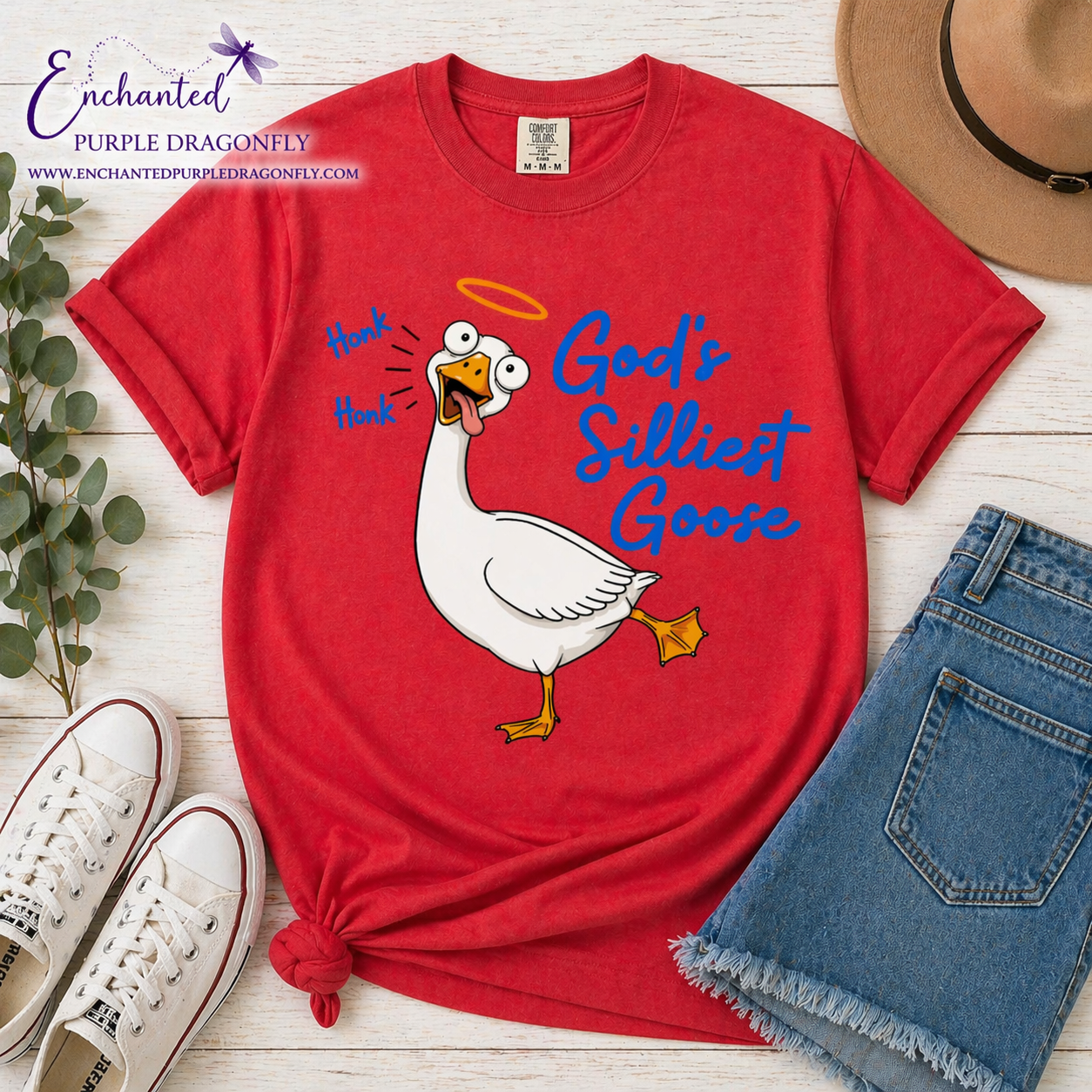 🪿 God’s Silliest Goose Shirt – Funny Faith-Based Graphic Tee 🪿
