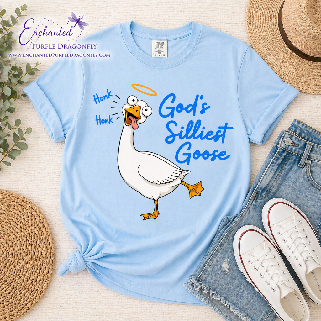 🪿 God’s Silliest Goose Shirt – Funny Faith-Based Graphic Tee 🪿