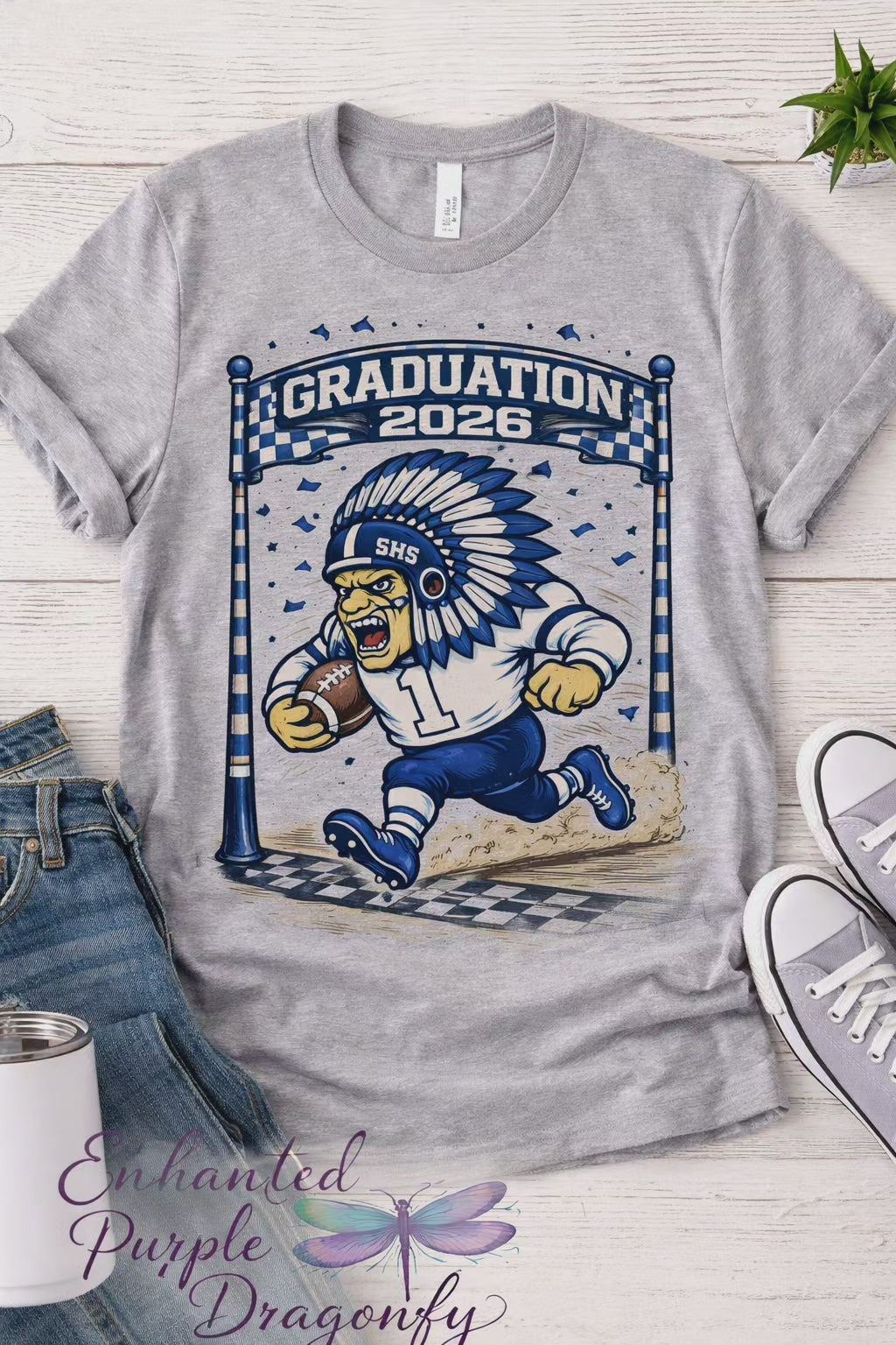 Graduation 2026 SHS Spirit Shirt – Chieftain Run Design