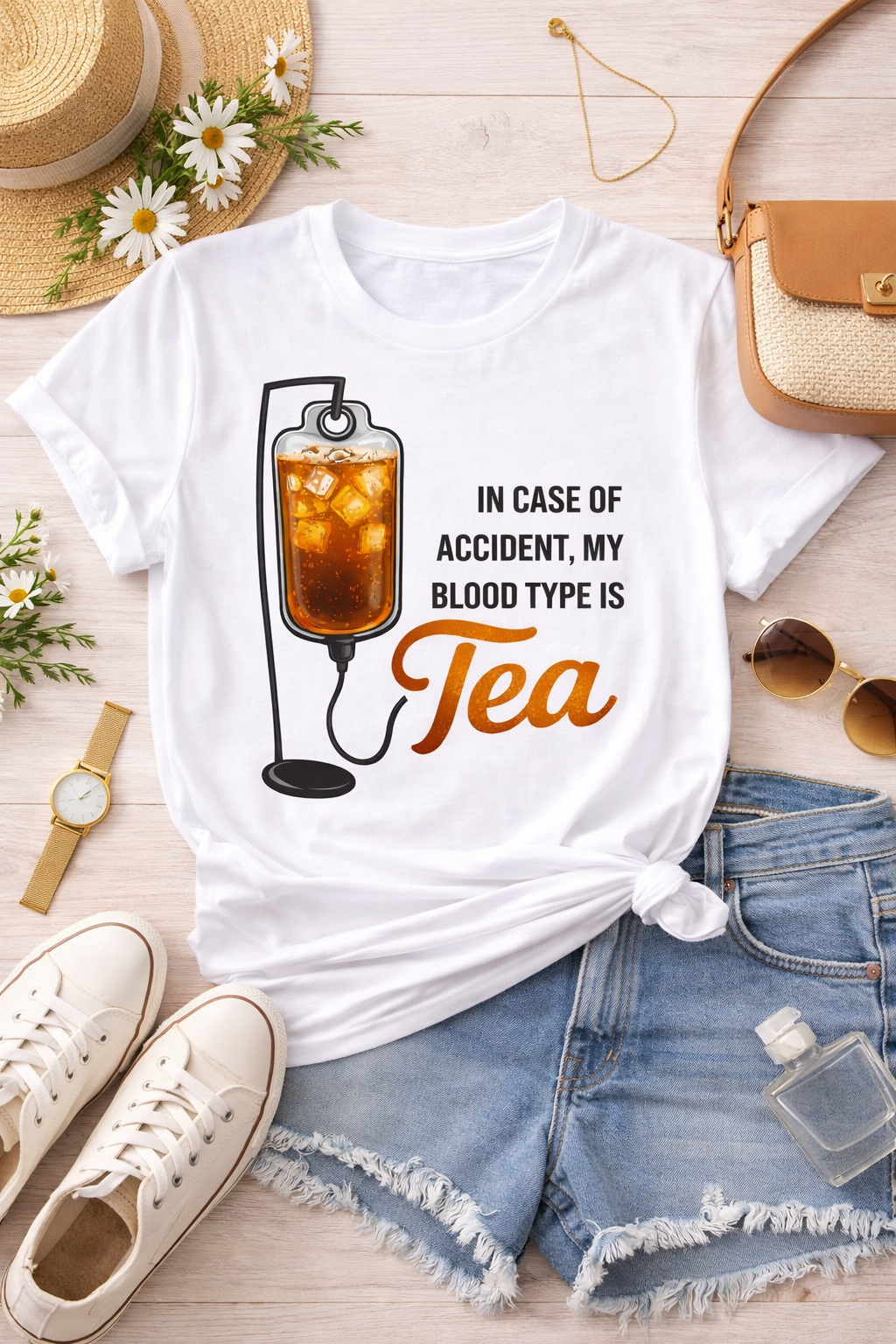 Dr Pepper Blood Type Funny T-Shirt