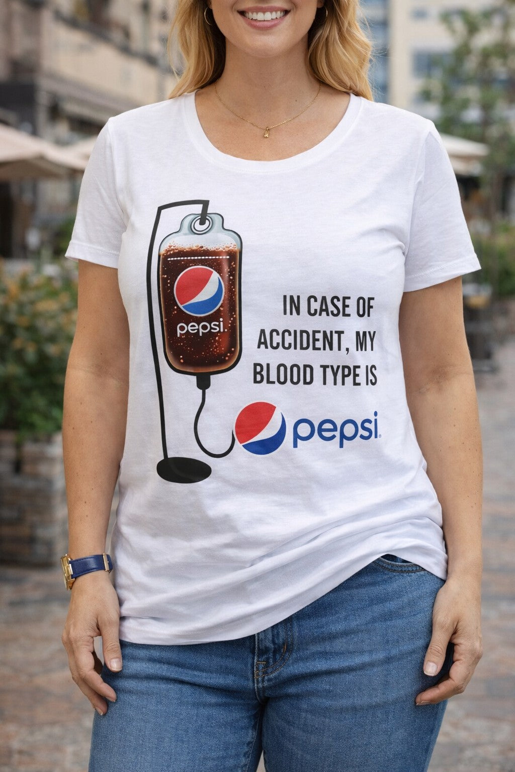 Dr Pepper Blood Type Funny T-Shirt