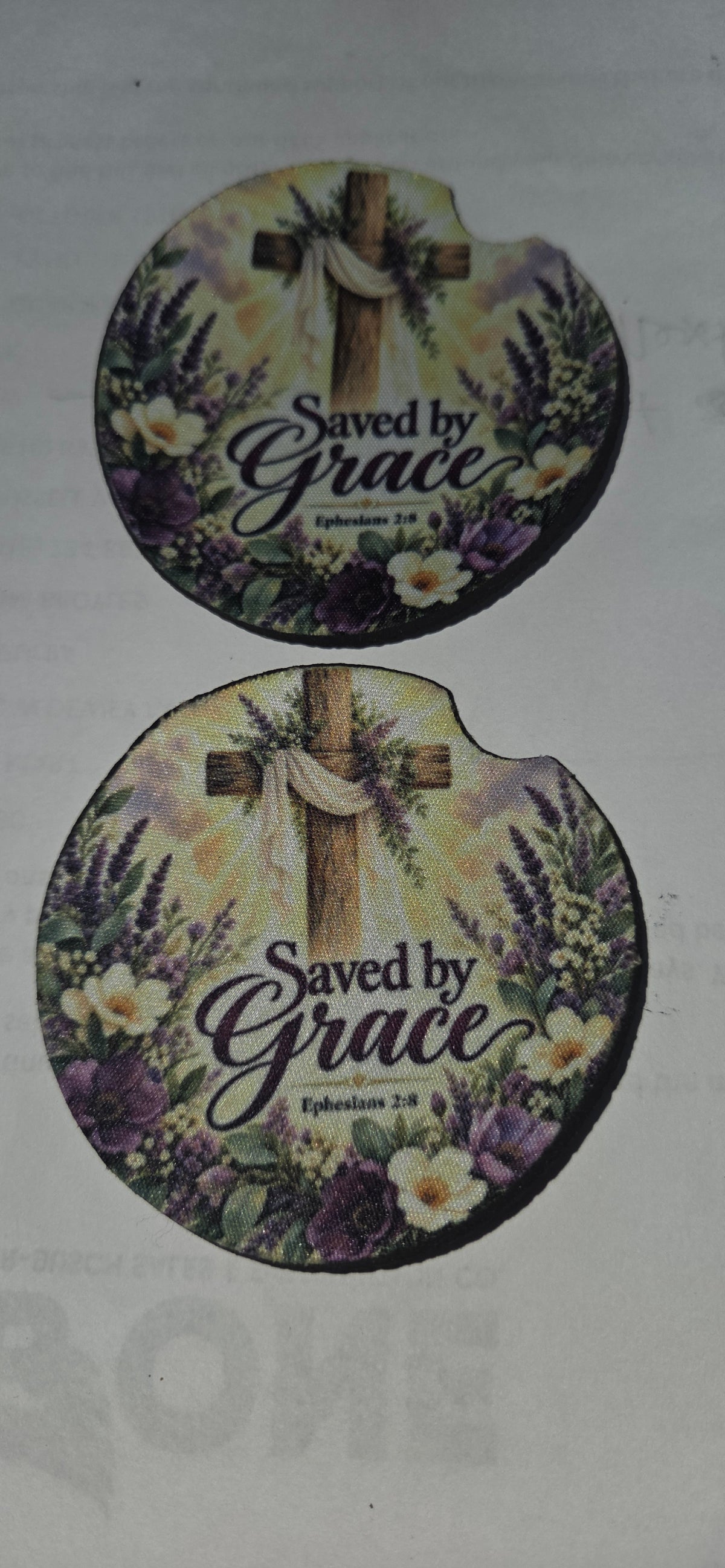 Country Sunset 2.76" qCar Coasters – Set of 2