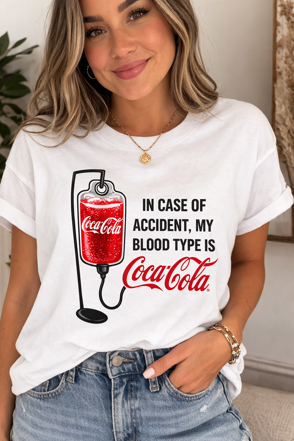 Dr Pepper Blood Type Funny T-Shirt